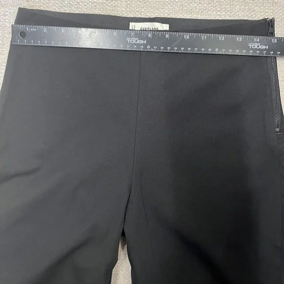 Everlane Dress Pants The‎ Side-Zip Ankle Stretch Cotton Work Womens Black Size 6 - Picture 7 of 15